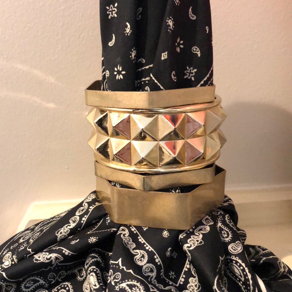 Multi Stack Gold Bracelet Set
